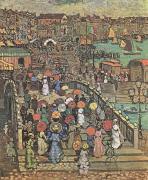 Maurice Prendergast Ponte della Paglia in Venice (mk09 oil